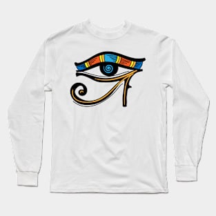 eye of hours colorful Long Sleeve T-Shirt